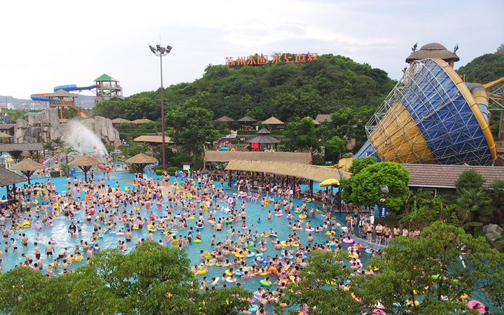 水主題公園項目旅游規(guī)劃院：蘇州樂園水上世界項目實景